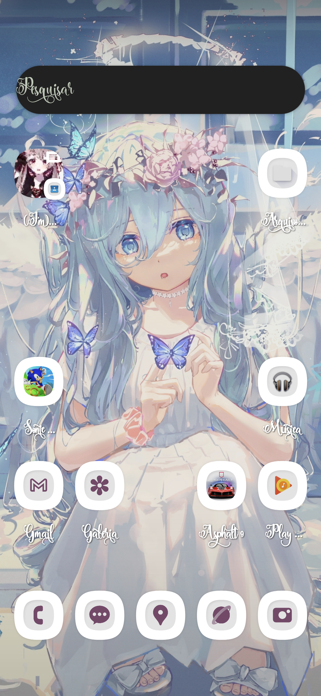Screenshot do Launcher3 AOSP 14
